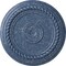 Ekena Millwork Alexandria Rope Ceiling Medallion (Canopies up to 4 5/8"), 19 5/8"OD x 1 1/2"P, Americana Crackle CM18ALAMC - alternate 1